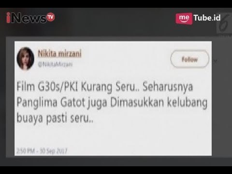 Cuitan Nikita untuk Panglima TNI Bisa Ditentukan Kebenarannya Dari Followers - iNews Petang 06/10