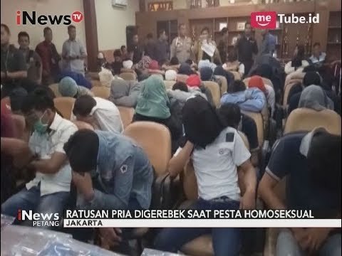Lagi!! Polisi Gerebek Ratusan Pria Saat Pesta Homoseksual - iNews Petang 07/10