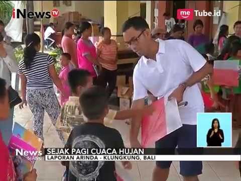 Kondisi Terkini Pengungsi Gunung Agung di Posko Pengungsian GOR Swecapura - iNews Siang 07/10