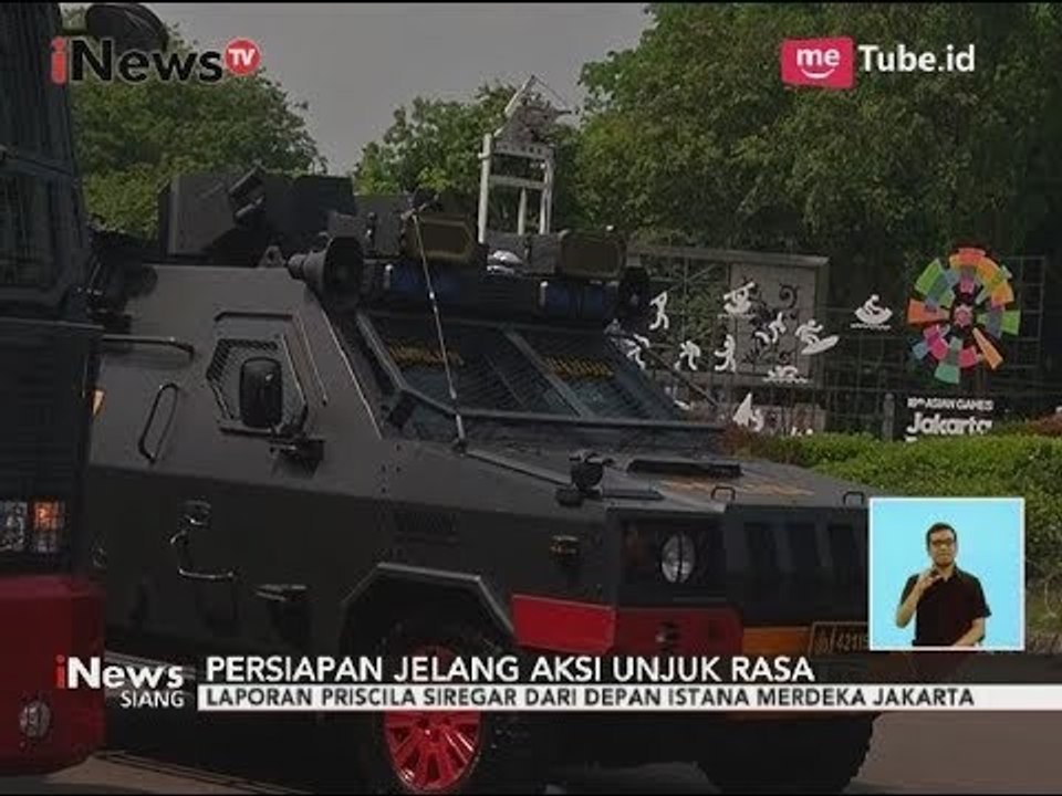 Persiapan Jelang Unjuk Rasa Buruh di Depan Istana Negara - iNews Siang 07/10
