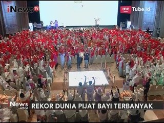 Rekor Dunia Stimulasi Pijat Bayi Terbanyak - iNews Pagi 08/10
