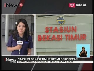 Kondisi Terkini Rute Baru KRL Bekasi-Cikarang - iNews Siang 08/10