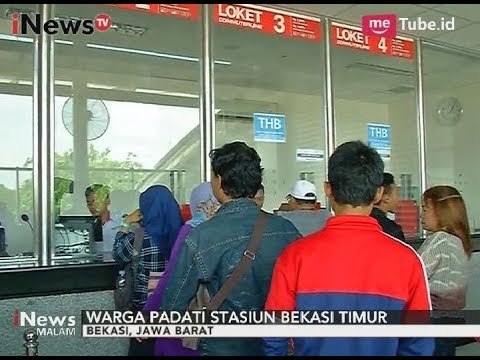 Pasca Diresmikan, Warga Mulai Padati Stasiun Bekasi Timur - iNews Malam 08/10