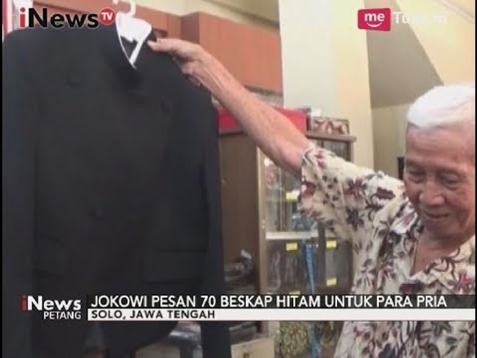 Jelang Pernikahan Kahiyang Ayu, Presiden Jokowi Pesan 70 Beskap Hitam - iNews Petang 10/10