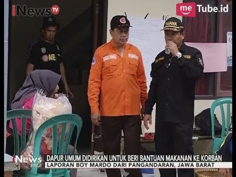 Laporan Kondisi Dapur Umum Bencana banjir & Longsor Pangandaran - iNews Pagi 10/10