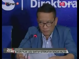 Terkait Dana Transfer Rp 18,9 T, Dirjen Pajak Bantah Keterkaitan Dengan Militer - iNews Prime 10/10