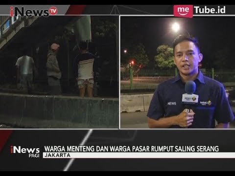 Tawuran Warga, Pasar Rumput Menjadi Medan Pertempuran Dini Hari Tadi - iNews Pagi 13/10