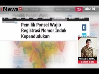 Kemenkominfo Akan Membuat Aturan Registrasi Kartu Provider HP Harus Sesuai KTP - iNews Petang 12/10