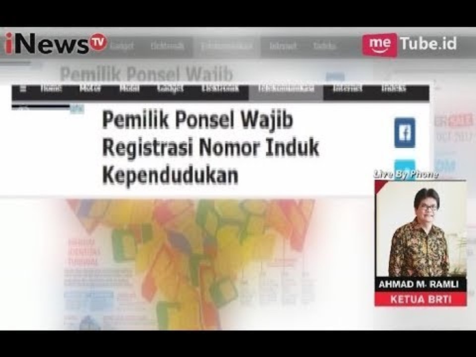 Kemenkominfo Akan Membuat Aturan Registrasi Kartu Provider HP Harus Sesuai KTP - iNews Petang 12/10