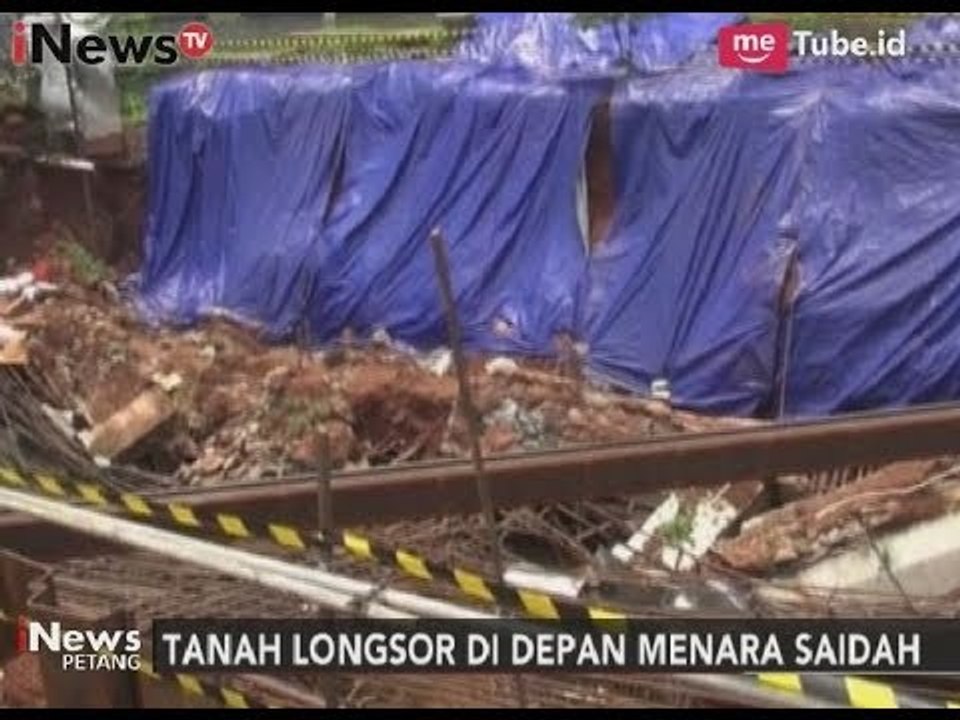 Diguyur Hujan, Proyek LRT di Depan Menara Saidah Longsor - iNews Petang 13/10