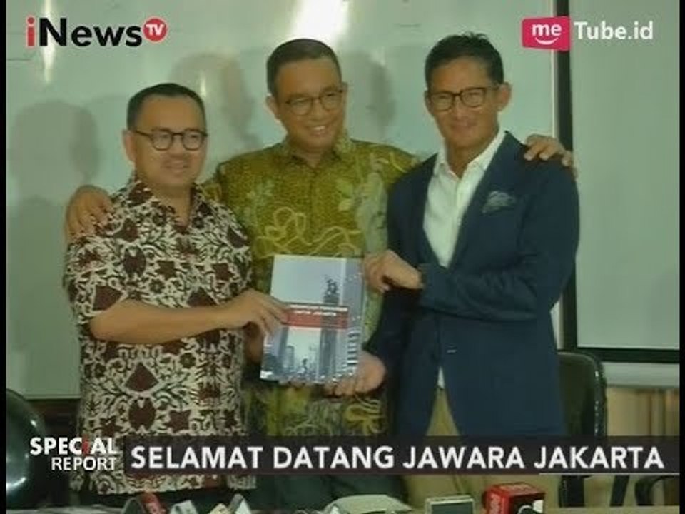 Konferensi Pers Berakhirnya Masa Kerja Tim Sinkronisasi Anies-Sandi - Special Report 13/10