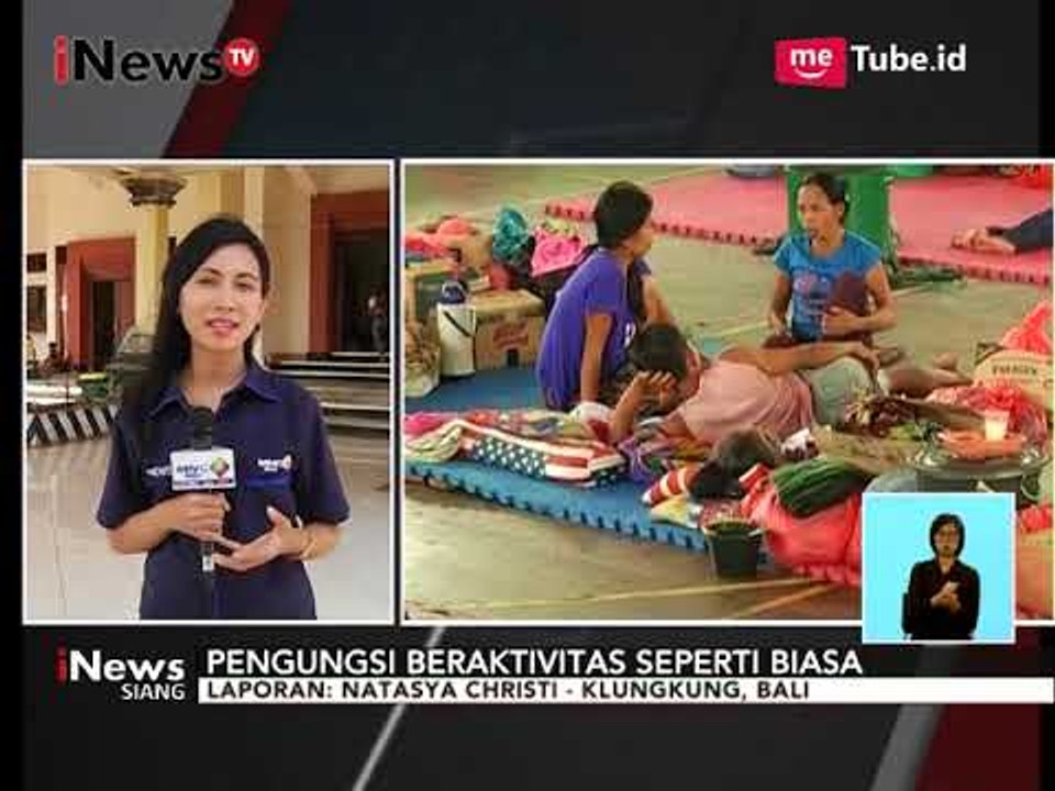 Kondisi Terkini Pengungsi Gunung Agung di Gor Swecapura - iNews Siang 15/10