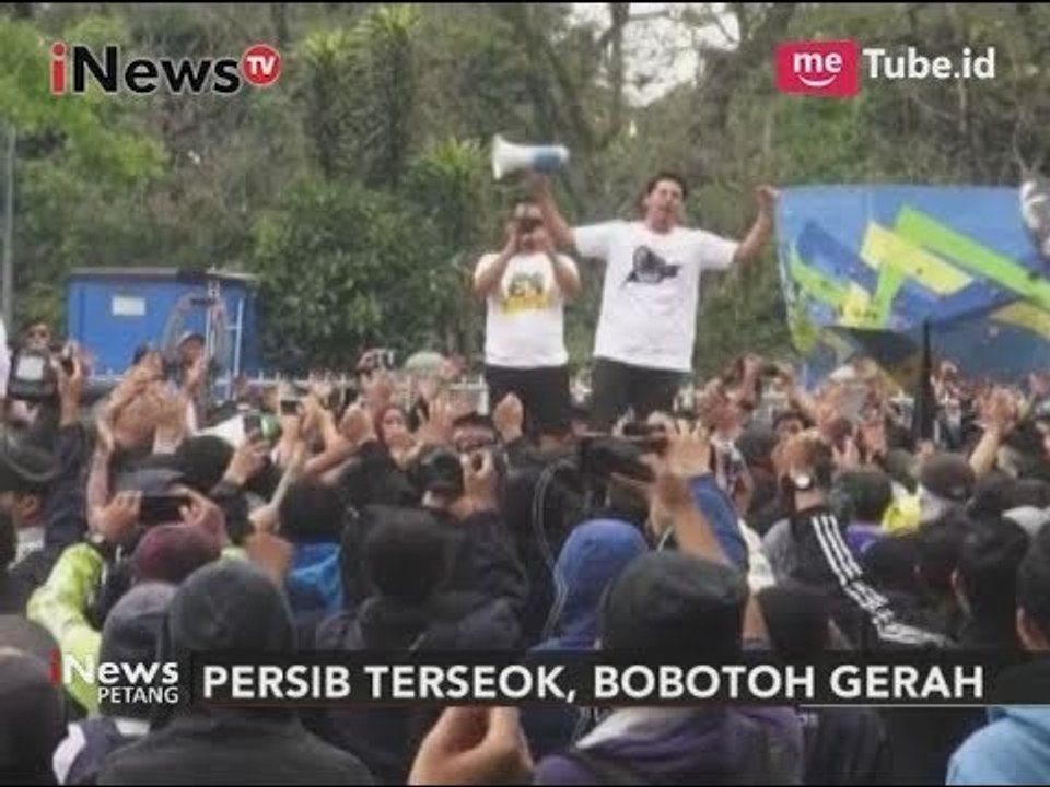 Laporan Terkait Demo Bobotoh yang Telah Usai - iNews Petang 17/10
