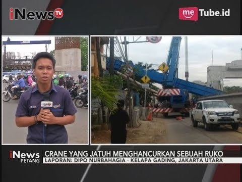 Crane yang Jatuh Menimpa Ruko Telah Berhasil Dievakuasi - iNews Petang 17/10