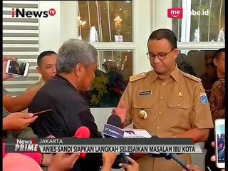 Usai Rapat, Anies - Sandi "Dihujani" Pertanyaan Soal Reklamasi & Alexis - iNews Prime 17/10