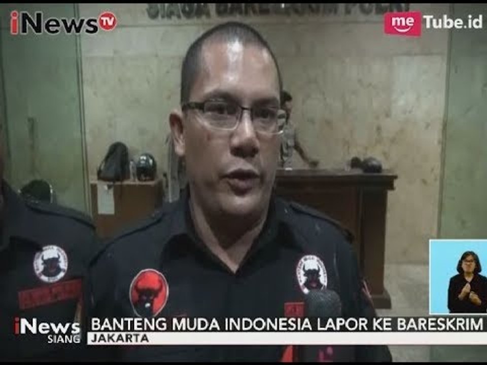 Banteng Muda Indonesia Laporkan Pidato "Pribumi" Anies ke Bareskrim - iNews Siang 18/10
