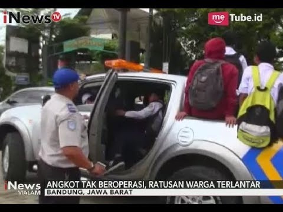 Imbas Mogok Angkutan Umum, Warga Diangkut Dengan Mobil Dishub & Satpol PP - iNews Malam 18/10