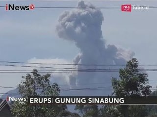 Waspada!! Gunung Sinabung Kembali Erupsi Guguran dengan Ketinggian 700 M - iNews Pagi 19/10