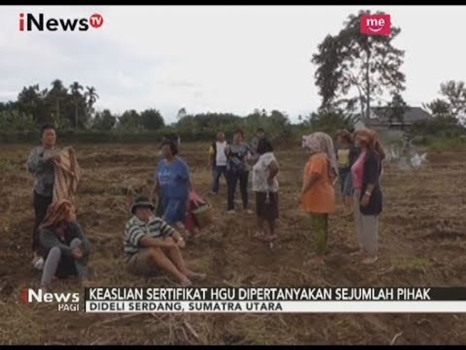 Masyarakat Sibayak Lau Cih Kembali Beraksi Setelah PTPN II Eksekusi Tanah Mereka - iNews Pagi 19/10