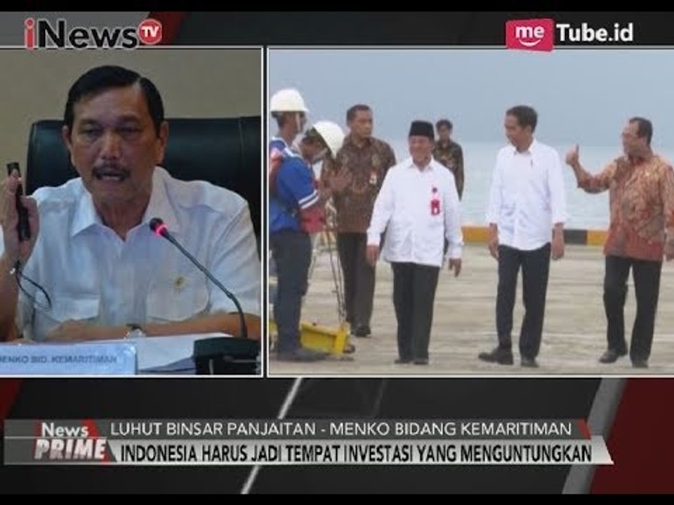 Menko Bidang Kemaritiman Menyatakan Potensi Laut Indonesia Bernilai 1,3T Amerika - iNews Prime 18/10