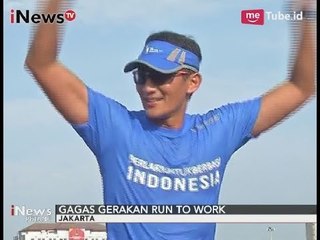 Sandiaga Uno Memilih Berlari untuk Pergi ke Balai Kota Jakarta - iNews Petang 20/10