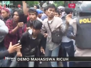 Demo 3 Tahun Jokowi-JK Berlangsung Ricuh - iNews Pagi 21/10