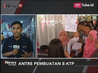 Hari Terakhir Pencetakan, Warga Masih Padati Stand Pencetakan e-KTP - iNews Petang 22/10