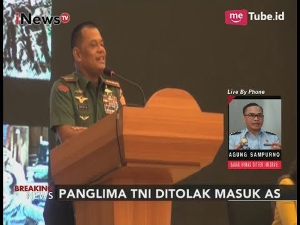 Penolakan Panglima TNI ke AS Bisa Dikarenakan Masalah Politik dan Keamanan - Breaking News 22/10