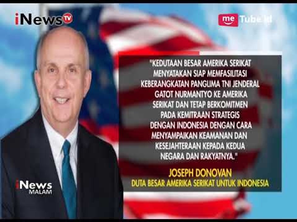 Dubes AS Meminta Maaf Kepada Panglima TNI & Akan Memfasilitasi ke Amerika - iNews Malam 22/10