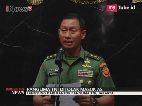Konferensi Pers Kapuspen TNI Terkait Ditolaknya Penglima TNI Masuk AS - Breaking News 22/10