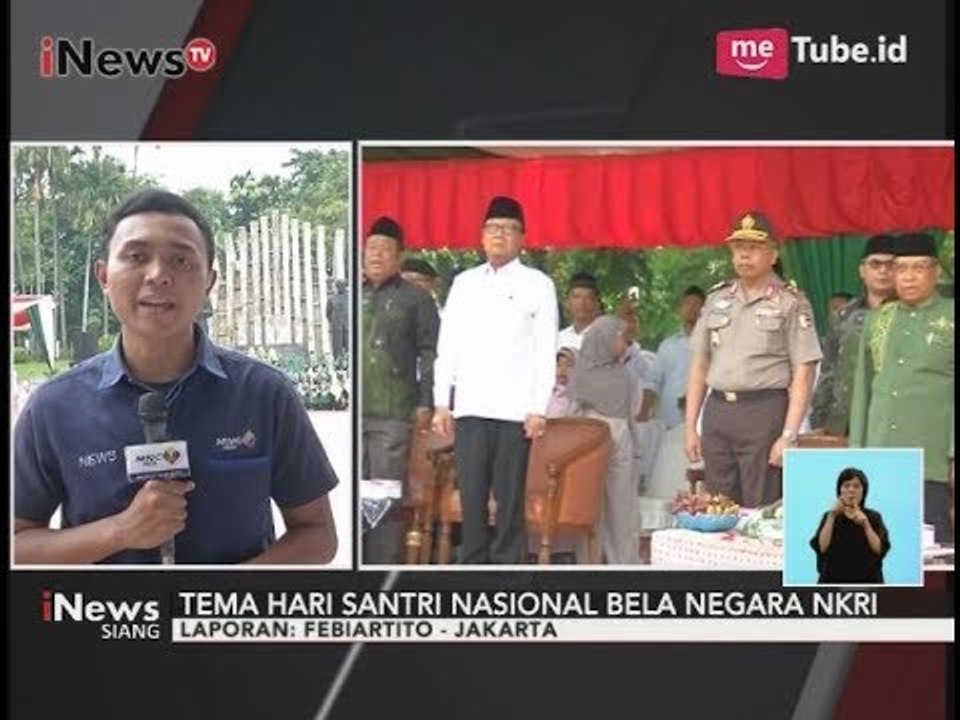 Laporan Suasana Perayaan Hari Santri Nasional di Tugu Proklamasi - iNews Siang 22/10