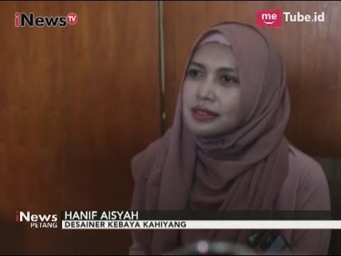 Desainer Hanif Aisyah Rancang Baju Akad Kahiyang Ayu - iNews Petang 22/10