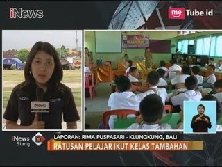 Gunung Agung Erupsi, Para Siswa Ini Tetap Ujian di Pengungsian - iNews Siang 04/12