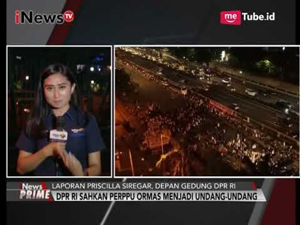 Massa Pendemo Perppu Ormas Bubar dengan Kecewa - iNews Prime 24/10