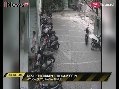 Aksi Ibu Hamil Mencuri Helm di Masjid Terekam CCTV di Mojokerto - Police Line 26/10