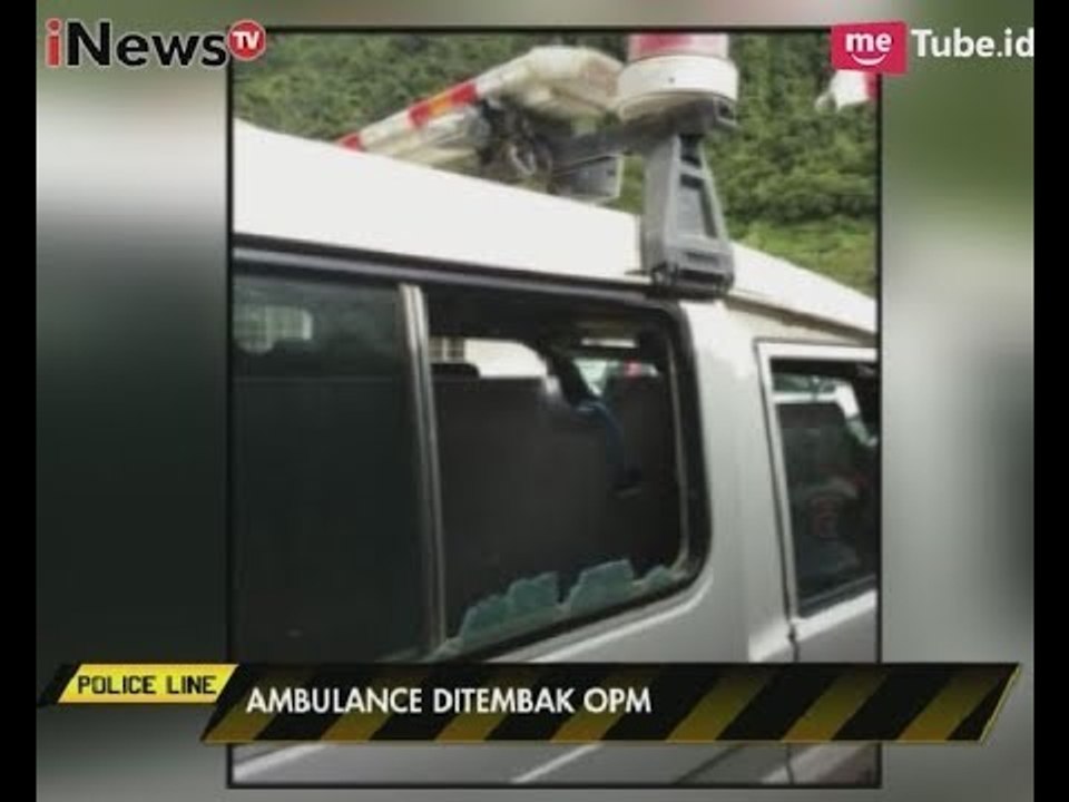 Mobil Ambulans Freeport di Timika yang Membawa Pasien Ditembaki OPM - Police Line 25/10
