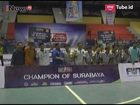 SMKN 7 Surabaya Juarai National Futsal Turnamen 2017 - iNews Petang 29/10