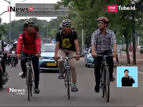 Jasa Kurir Sepeda Kembali Muncul di Tengah Kemacetan Jakarta - iNews Siang 28/10