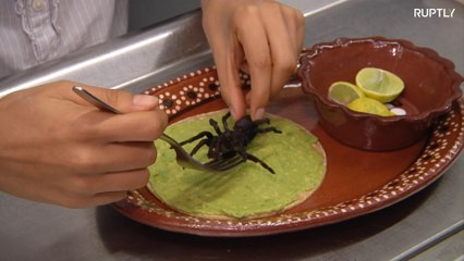 This TARANTULA TACO will get your spidey senses tingling