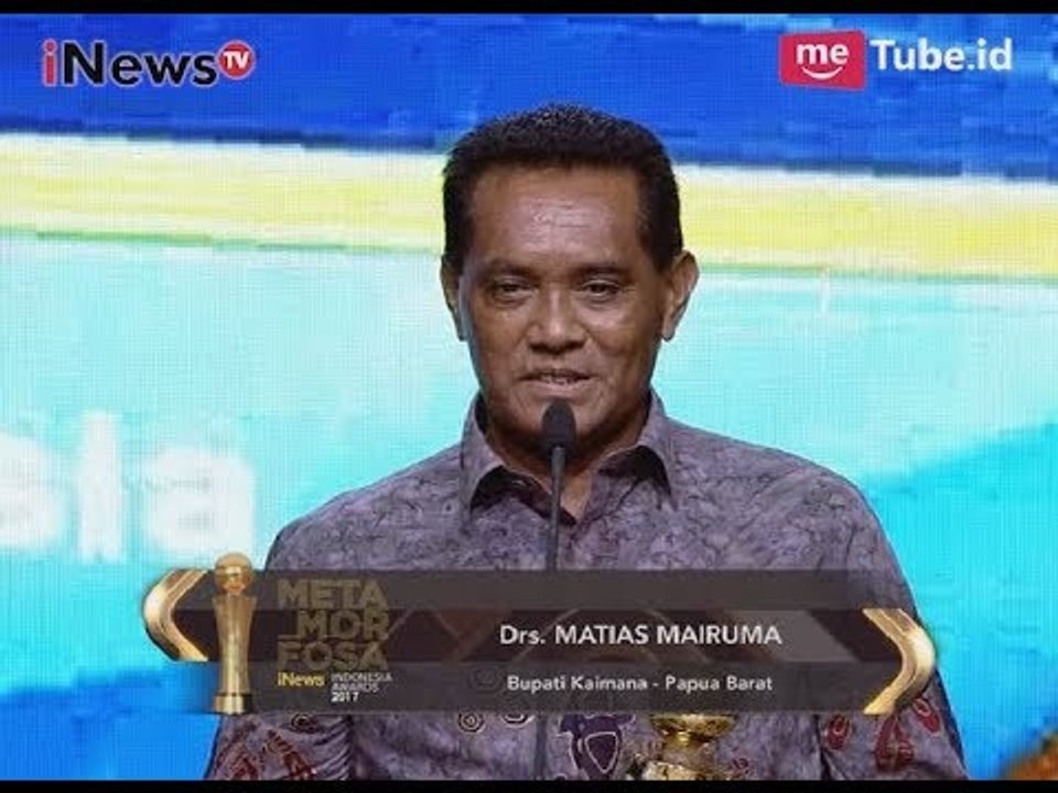 Kab. Kaimana Papua Barat Mendapatkan Apresiasi Pembangunan Infrastruktur - Indonesia Awards 2017