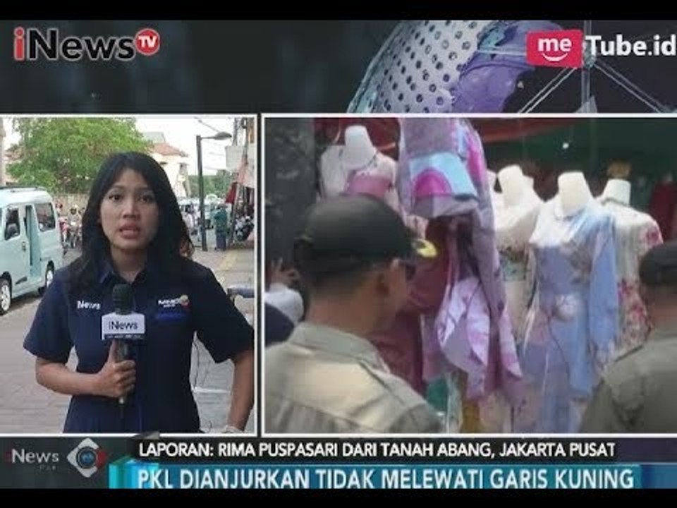Satpol PP Memperbolehkan PKL Tanah Abang Berdagang di Trotoar - iNews Pagi 01/11