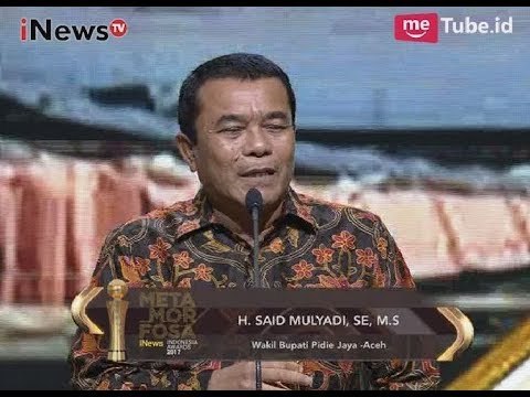 Kab. Pidie Jaya Aceh Mendapatkan Apresiasi Kepedulian Lingkungan - Indonesia Awards 2017