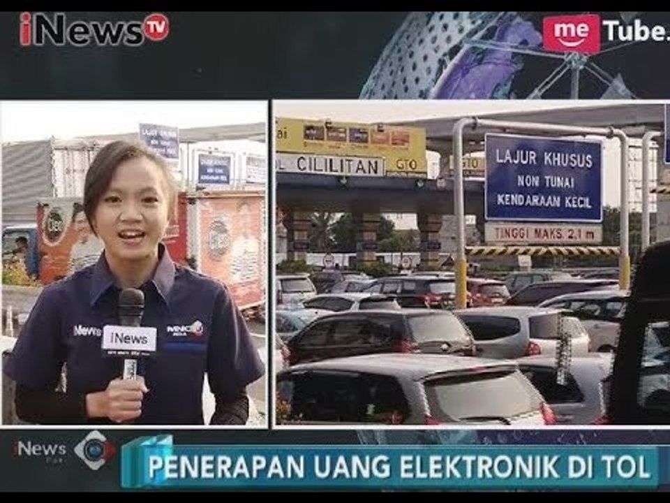 Penerapan Pembayaran Elektronik, Gerbang Tol Cililitan Terlihat Padat Merayap - iNews Pagi 01/11