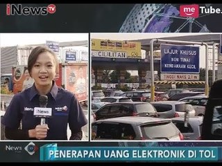 Penerapan Pembayaran Elektronik, Gerbang Tol Cililitan Terlihat Padat Merayap - iNews Pagi 01/11