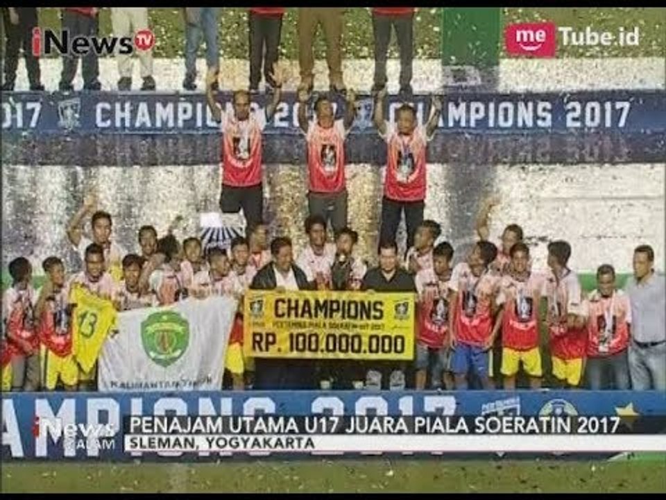 Ceremony Penyerahan Medali dan Piala Soeratin 2017 - iNews Malam 28/10