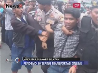 Demo Penolakan Transportasi Online Ricuh - iNews Malam 01/11