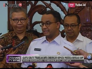 UMP DKI Jakarta Tahun 2018 Naik Menjadi 3,6 Juta Rupiah - iNews Prime 01/11