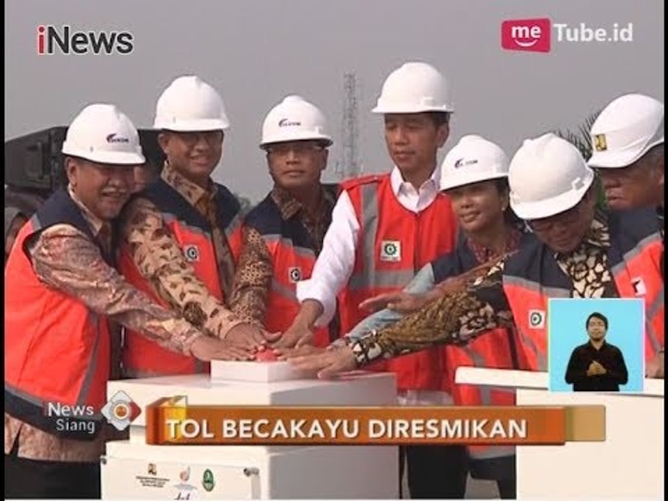 Presiden Jokowi Resmikan Tol Becakayu - iNews Siang 03/11