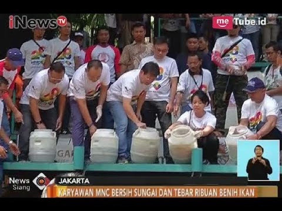 Karyawan MNC Group Gelar Bersih-bersih Ciliwung & Menebar Ribuan Benih Ikan - iNews Siang 01/11