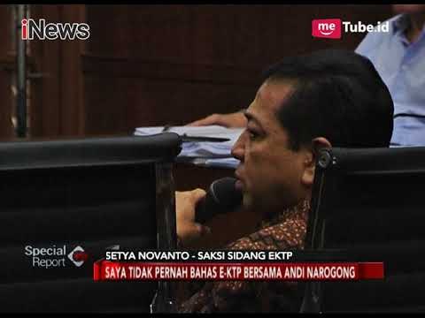 Dalam Kesaksiannya Setnov Membantah Saat Ditanyai Aliran Dana E-KTP - Special Report 03/11